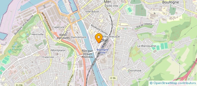 localisation de l'entreprise MONSIEUR ENZO ROBERT  BOULOGNE-SUR-MER