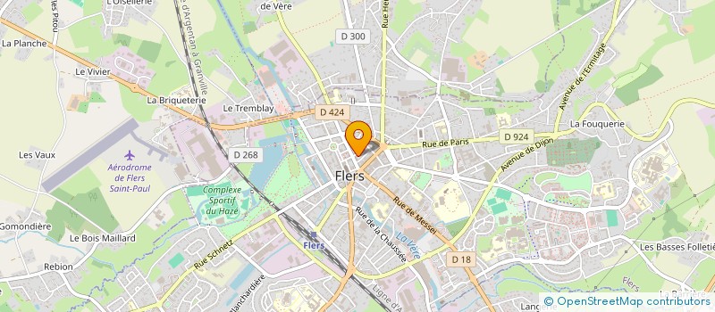 localisation de l'entreprise MONSIEUR ENZO ROBINE à FLERS