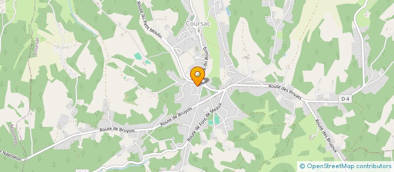 localisation de l'entreprise MONSIEUR ENZO RODIO  COURSAC