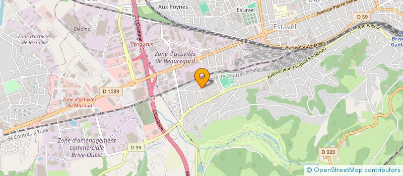 localisation de l'entreprise MONSIEUR ENZO RODRIGUEZ  BRIVE-LA-GAILLARDE