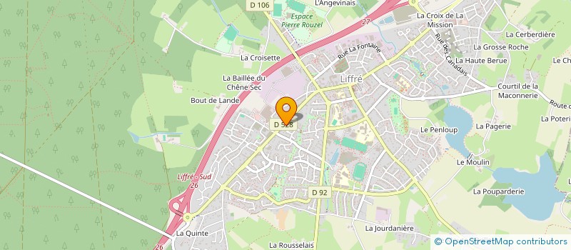 localisation de l'entreprise MONSIEUR ENZO ROLANDIN  LIFFRE