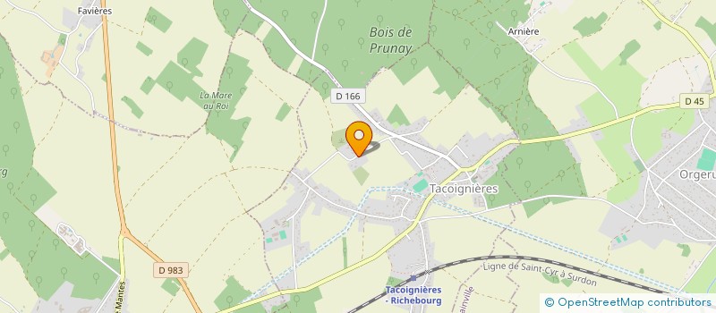 localisation de l'entreprise MONSIEUR ENZO ROUSSEAU  TACOIGNIERES