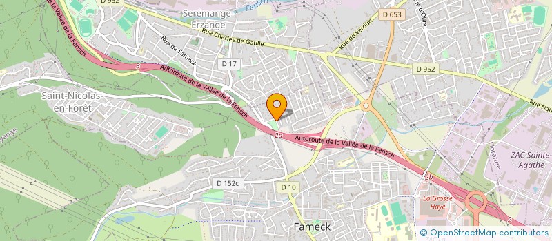 localisation de l'entreprise MONSIEUR ENZO SAHKI  FAMECK