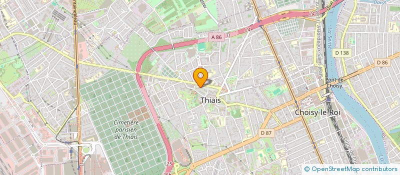 localisation de l'entreprise MONSIEUR ENZO SALGADO  THIAIS