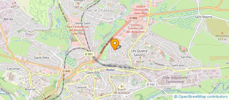 localisation de l'entreprise MONSIEUR ENZO SALMI  ONET-LE-CHATEAU