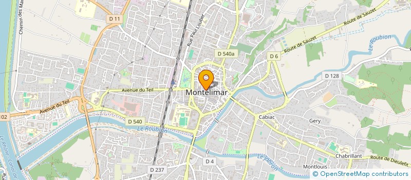 localisation de l'entreprise MONSIEUR ENZO SANTACROCE à MONTELIMAR