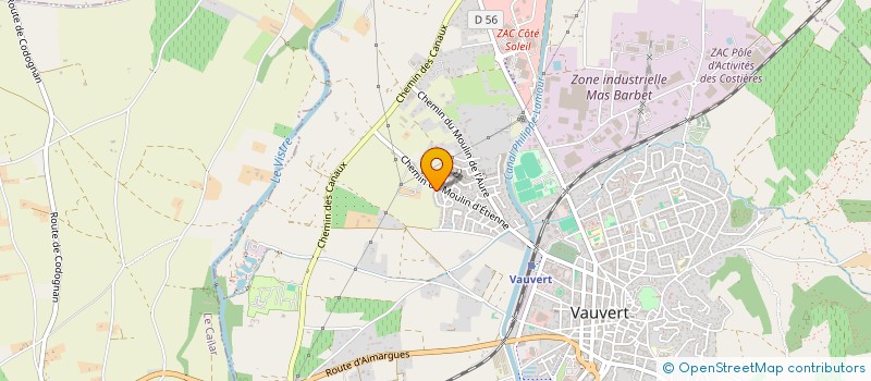 localisation de l'entreprise MONSIEUR ENZO SCANO  VAUVERT