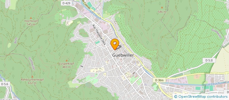 localisation de l'entreprise MONSIEUR ENZO SEFERAGIC  GUEBWILLER