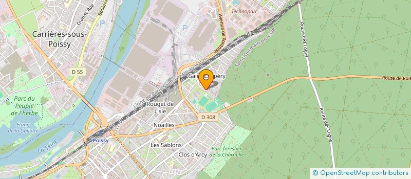 localisation de l'entreprise MONSIEUR ENZO SEHRANE  POISSY