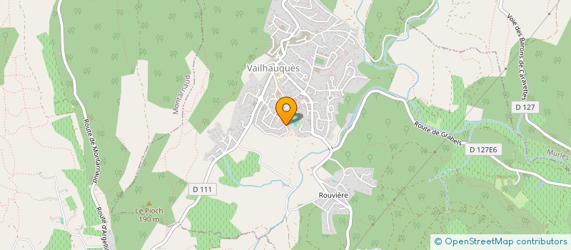 localisation de l'entreprise MONSIEUR ENZO SERRANO MARTINS  VAILHAUQUES