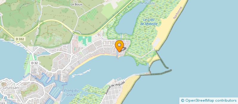 localisation de l'entreprise MONSIEUR ENZO SERVAT  GRUISSAN