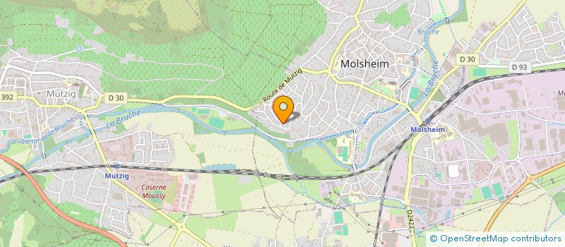 localisation de l'entreprise MONSIEUR ENZO SIMON  MOLSHEIM