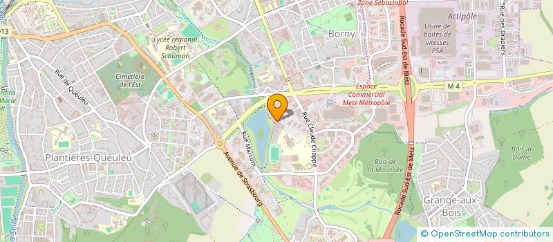 localisation de l'entreprise MONSIEUR ENZO SIMONNEAU  METZ