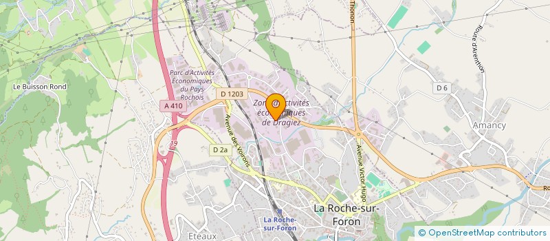 localisation de l'entreprise MONSIEUR ENZO SIMULA à LA ROCHE-SUR-FORON
