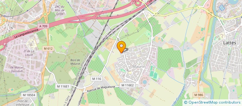 localisation de l'entreprise MONSIEUR ENZO SOURNIA à LATTES