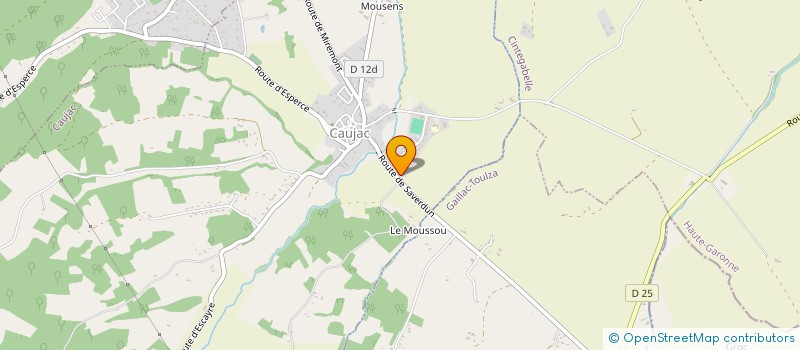 localisation de l'entreprise MONSIEUR ENZO SPELUZZI à CAUJAC