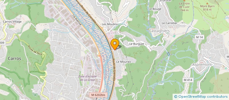 localisation de l'entreprise MONSIEUR ENZO SPINELLI  CASTAGNIERS