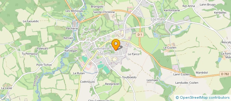 localisation de l'entreprise MONSIEUR ENZO STAHL--MONTEIL  GUEMENE-SUR-SCORFF