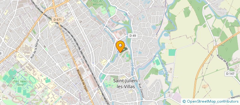 localisation de l'entreprise MONSIEUR ENZO SZULC  SAINT-JULIEN-LES-VILLAS