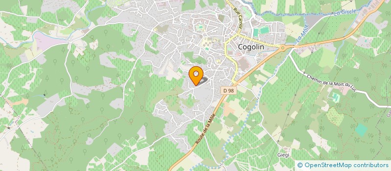 localisation de l'entreprise MONSIEUR ENZO TARTAMELLA à COGOLIN