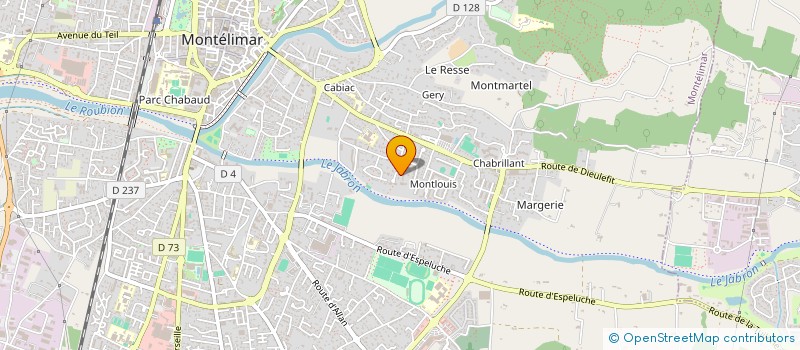 localisation de l'entreprise MONSIEUR ENZO TEISSIER  MONTELIMAR