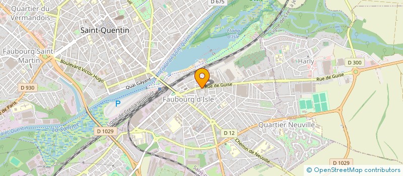 localisation de l'entreprise MONSIEUR ENZO THALLOT à SAINT-QUENTIN