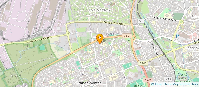 localisation de l'entreprise MONSIEUR ENZO THOORIS  GRANDE-SYNTHE