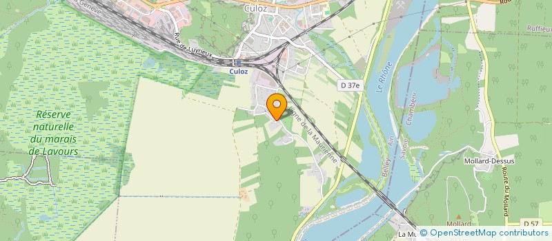 localisation de l'entreprise MONSIEUR ENZO TINTI  CULOZ-BEON