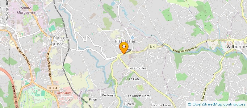 localisation de l'entreprise MONSIEUR ENZO TORITI  GRASSE