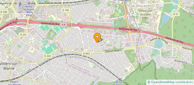 localisation de l'entreprise MONSIEUR ENZO TORTI  NOISY-LE-GRAND