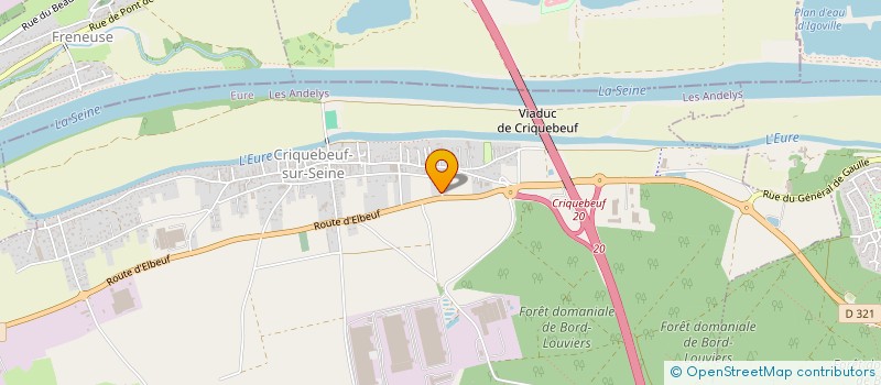 localisation de l'entreprise MONSIEUR ENZO TOURAILLE  CRIQUEBEUF-SUR-SEINE