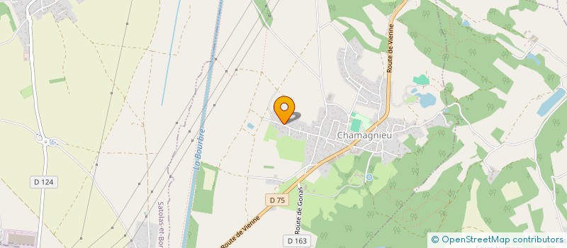 localisation de l'entreprise MONSIEUR ENZO TOZZOLI  CHAMAGNIEU