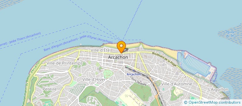 localisation de l'entreprise MONSIEUR ENZO TREMBLAY  ARCACHON