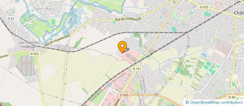 localisation de l'entreprise MONSIEUR ENZO TREMBLIN à CHATEAUROUX