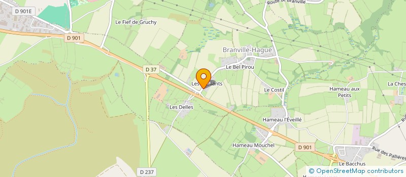 localisation de l'entreprise MONSIEUR ENZO TRIPEY  LA HAGUE