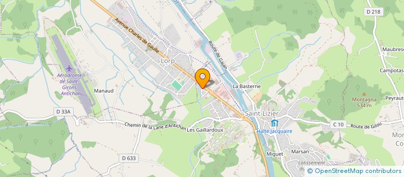 localisation de l'entreprise MONSIEUR ENZO UGAL  SAINT-LIZIER