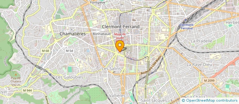 localisation de l'entreprise MONSIEUR ENZO VALLERAN  CLERMONT-FERRAND