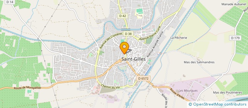 localisation de l'entreprise MONSIEUR ENZO VAQUETTE  SAINT-GILLES