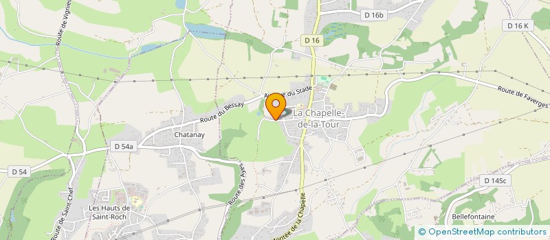 localisation de l'entreprise MONSIEUR ENZO VENDITTI  LA CHAPELLE-DE-LA-TOUR