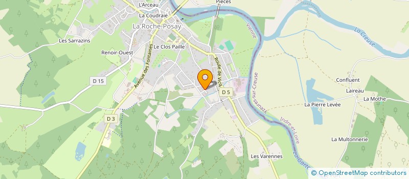 localisation de l'entreprise MONSIEUR ENZO VENTRONE à LA ROCHE-POSAY