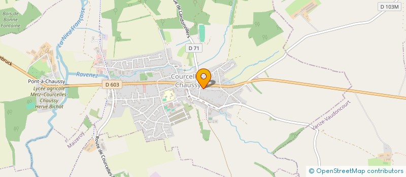 localisation de l'entreprise MONSIEUR ENZO VERDINI-PRUD'HOMME  COURCELLES-CHAUSSY