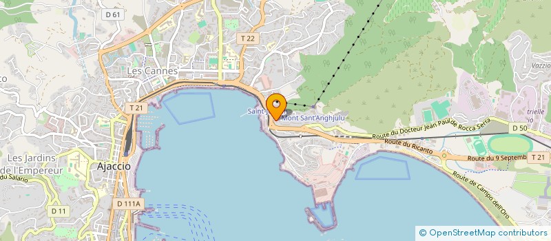 localisation de l'entreprise MONSIEUR ENZO VERGER  AJACCIO