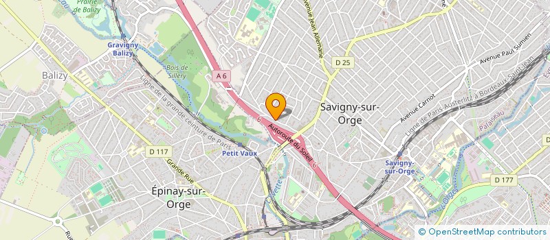 localisation de l'entreprise MONSIEUR ENZO VERSIN à SAVIGNY-SUR-ORGE
