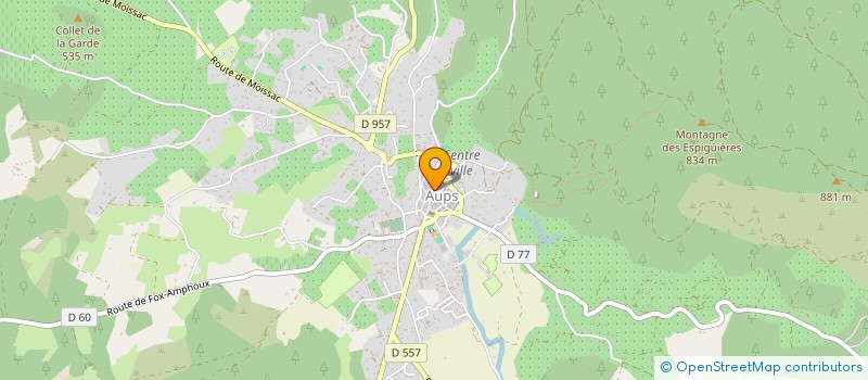 localisation de l'entreprise MONSIEUR ENZO VETERE  AUPS