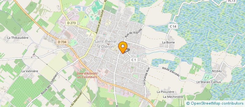 localisation de l'entreprise MONSIEUR ENZO VIDAL  SAINT PIERRE D'OLERON