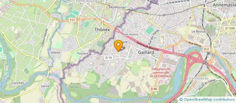 localisation de l'entreprise MONSIEUR EOIN JEFFERIES  GAILLARD