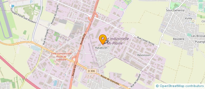 localisation de l'entreprise MONSIEUR EPHRAIM AMSELLEM  GENAS