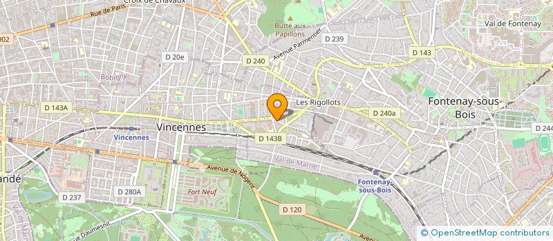 localisation de l'entreprise MONSIEUR EPHRAIM BAMFOUMOU-VOUVOU à VINCENNES