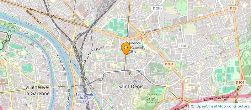 localisation de l'entreprise MONSIEUR EPHRAIM BAUGNY AHOUTO  SAINT-DENIS