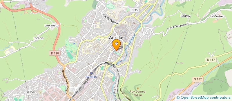 localisation de l'entreprise MONSIEUR EPHRAIM LEMAN à AURILLAC